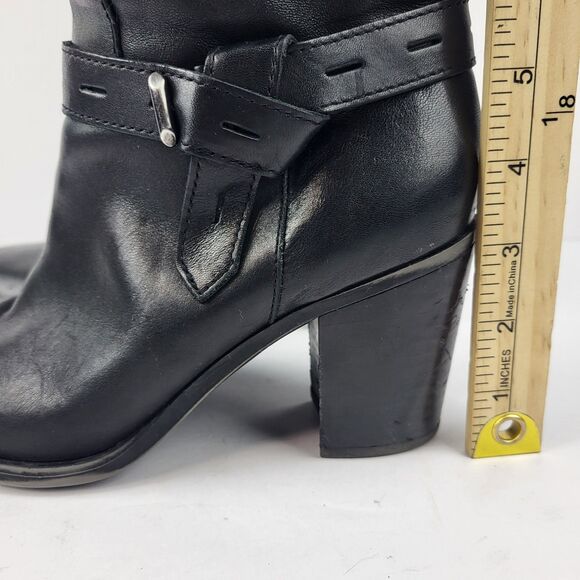 Naturalizer Kamora Women's Knee High Boots Black Faux Leather 7.5W Wide Calf - Picture 4 of 16